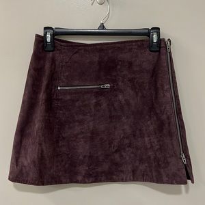 Blank NYC suede mini skirt